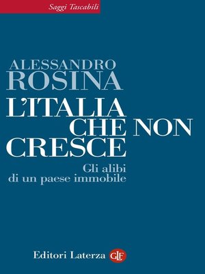cover image of L'Italia che non cresce